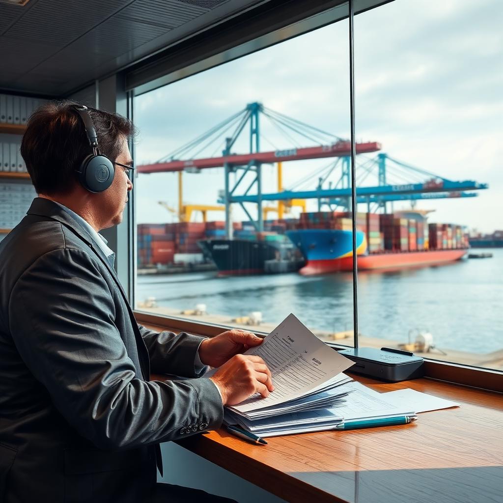Ship agency and port logistics