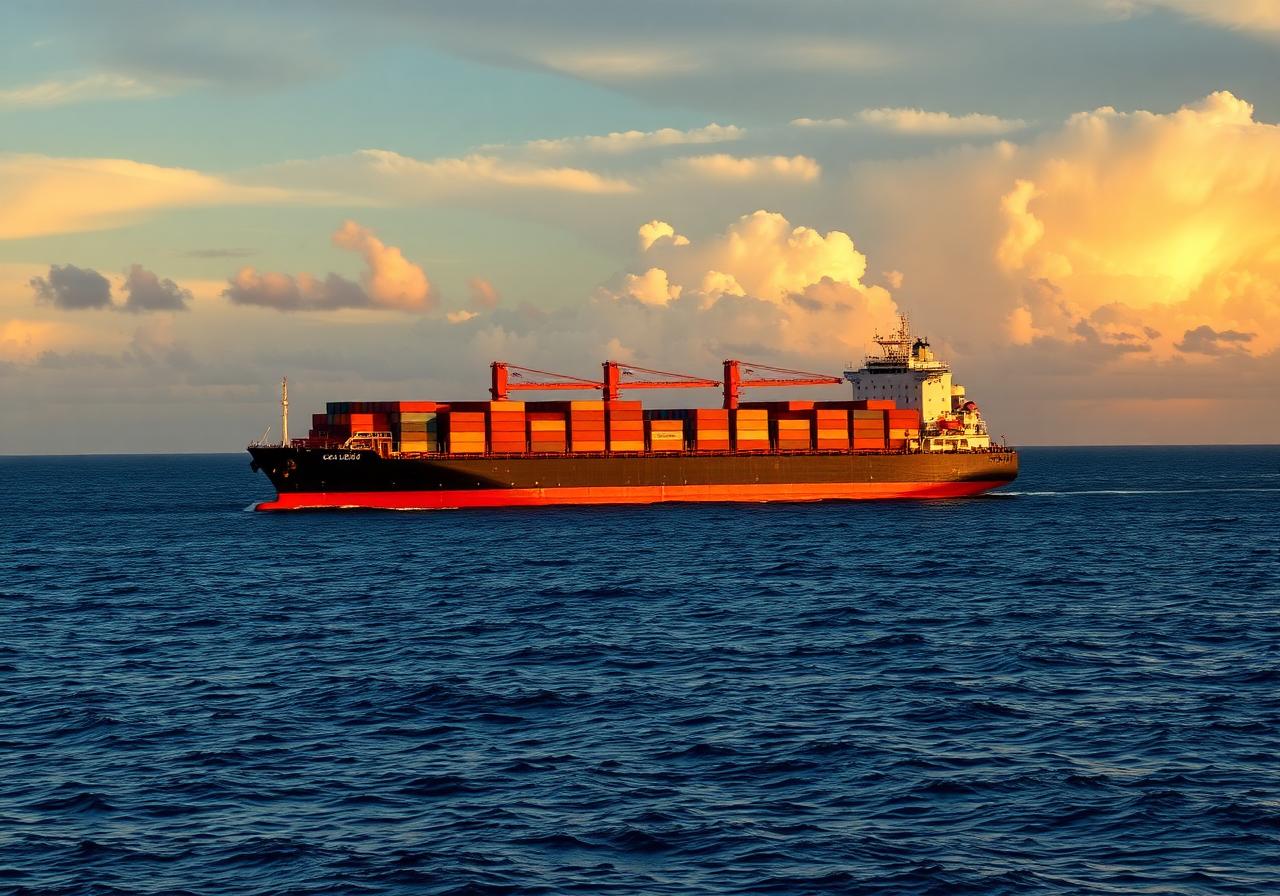 Cargo vessel at sea — trusted across oil & gas, shipping, ports and infrastructure